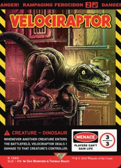 Rampaging Ferocidon - Velociraptor Secret Lair Drop - Jurassic World
